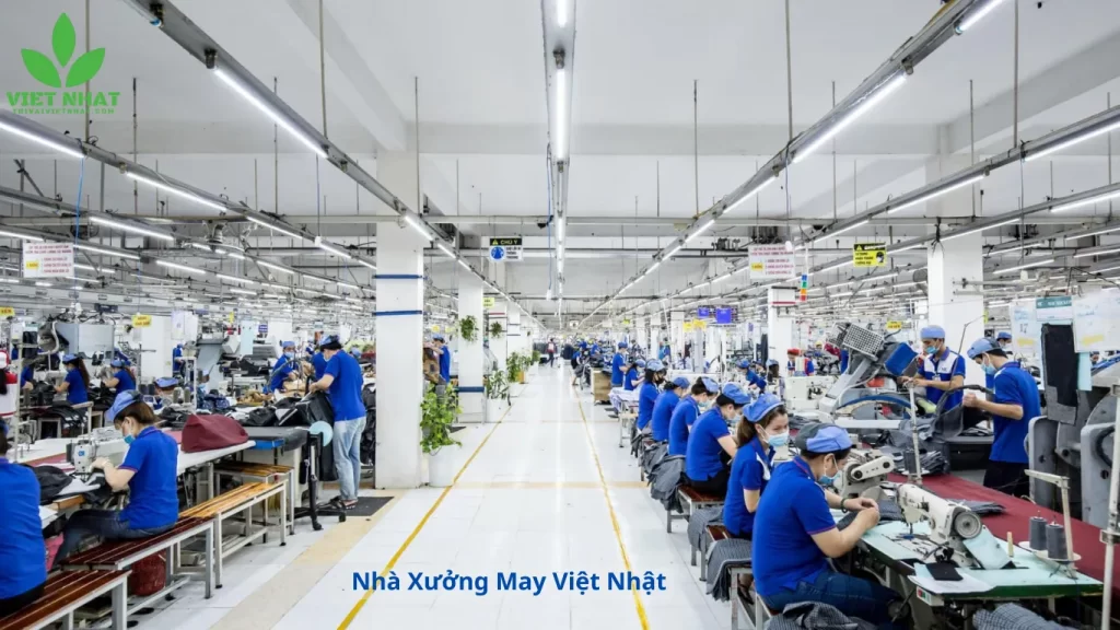 Xưởng may Việt Nhật với quy mô lớn