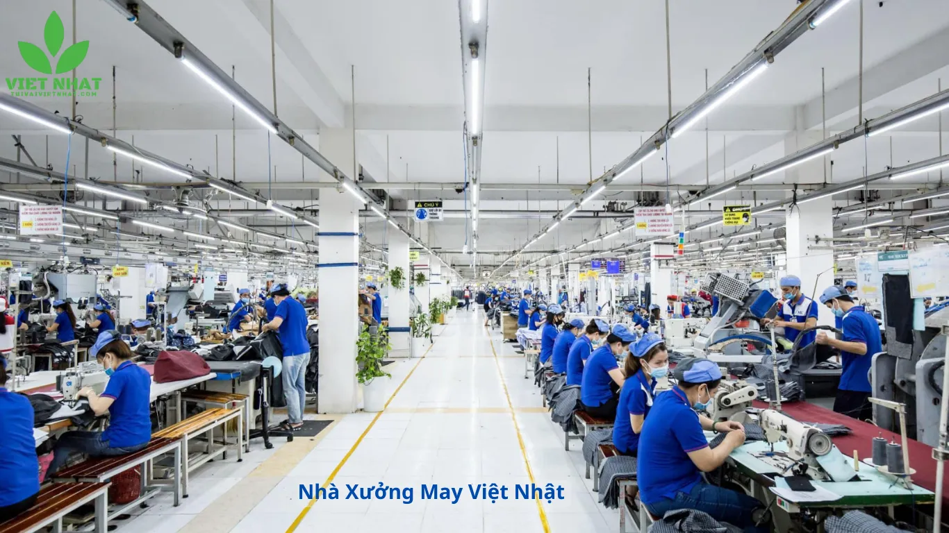 Xưởng may Việt Nhật với quy mô lớn